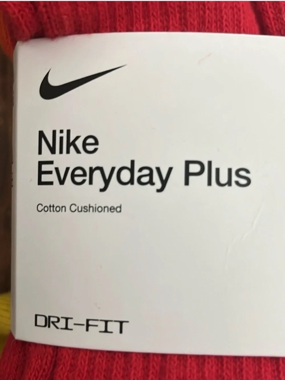 Nike Everyday Plus Crew Socks - Red, Green, Blue & Yellow (6-Pack)